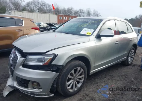 2013 Audi Q5 2.0T Premium из США, поврежденный, VIN WA1LFAFP5DA075762